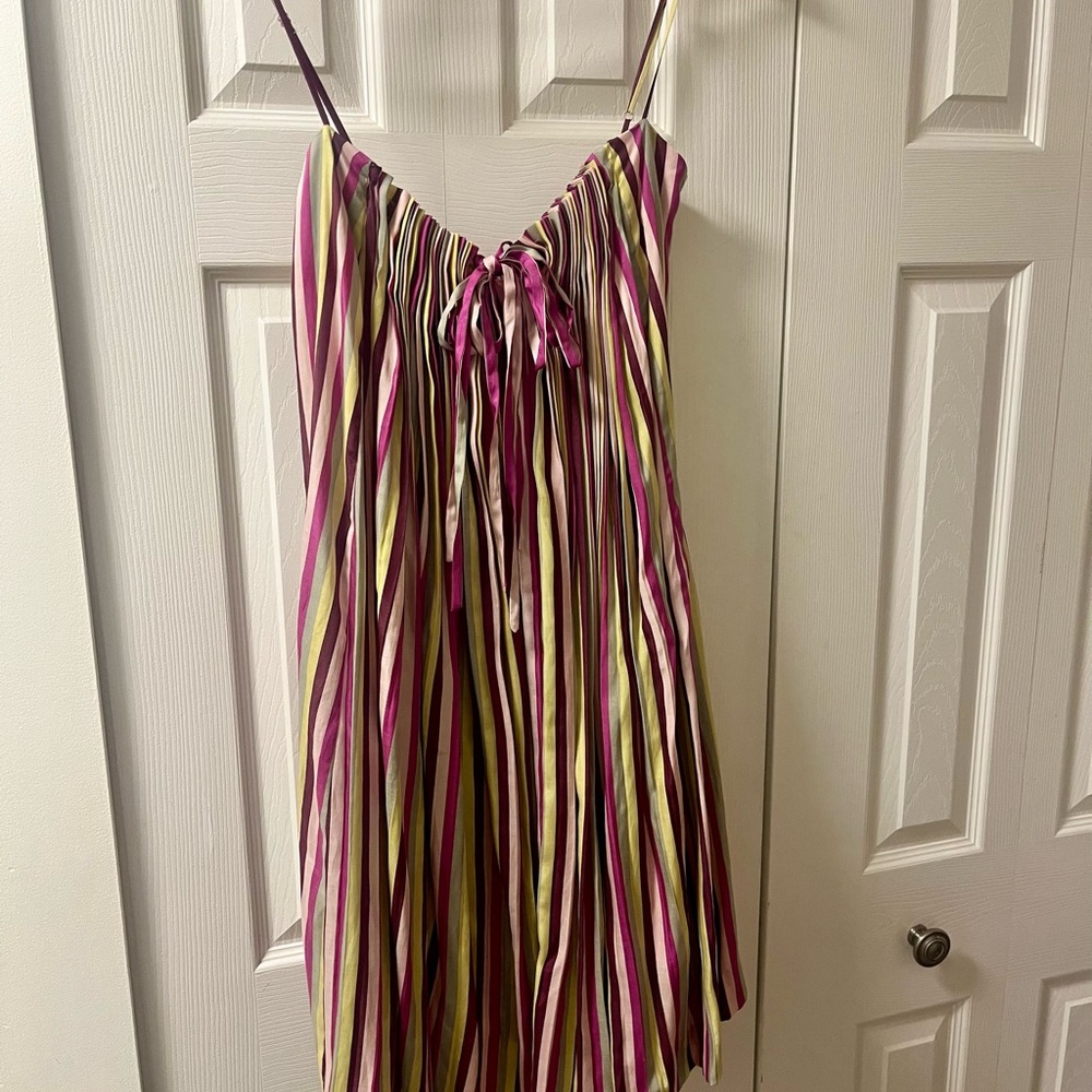 Twenty8Twelve by Sienna Miller Silk & Cotton Spaghetti Strap Dress (tags on!)
